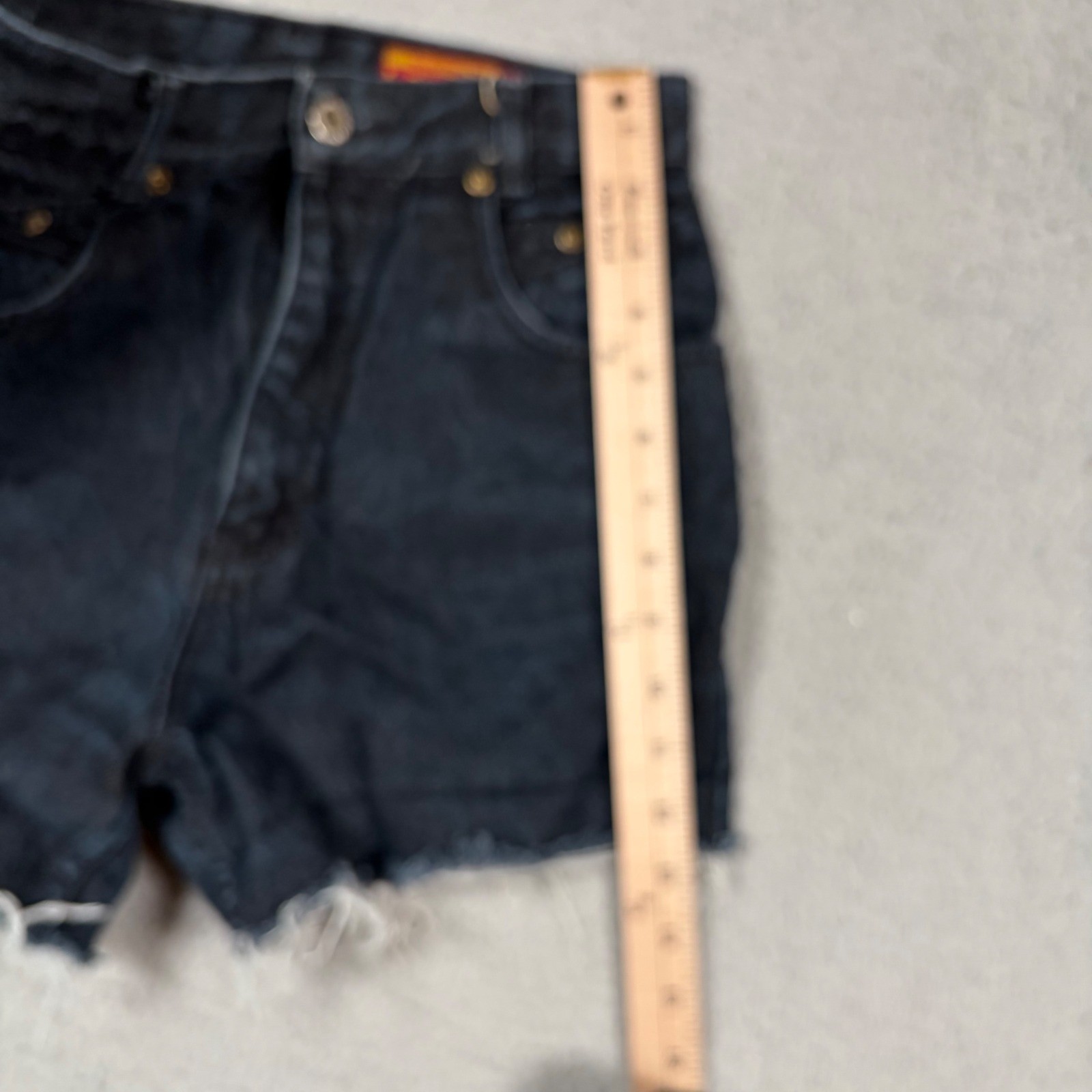 Vintage Lawman World Class Denim High Waisted Cutoff Shorts Western Retro Size 5