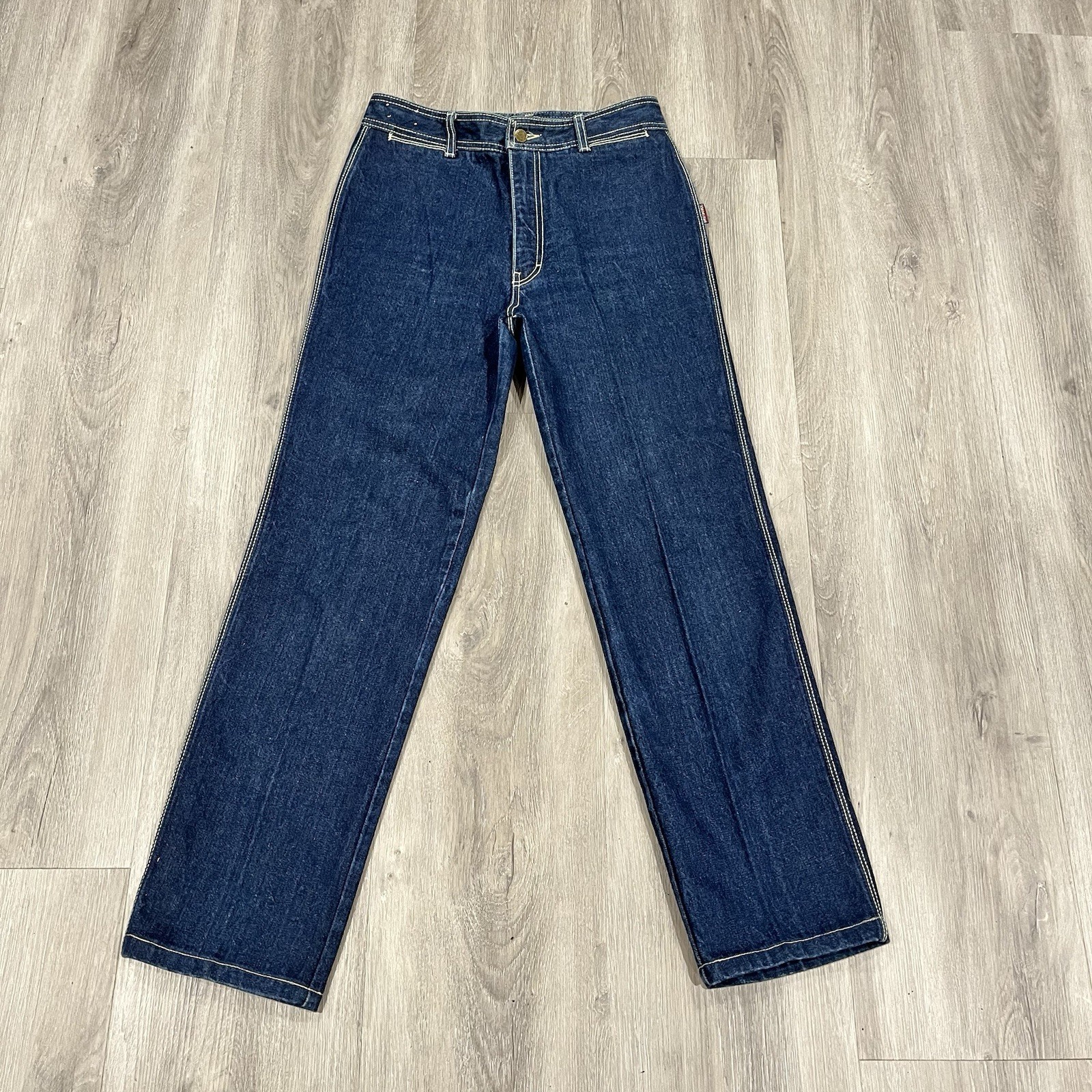 Vintage Jordache Jeans 32×30 Made In Hong Kong Dark Wash High Rise USA 80s