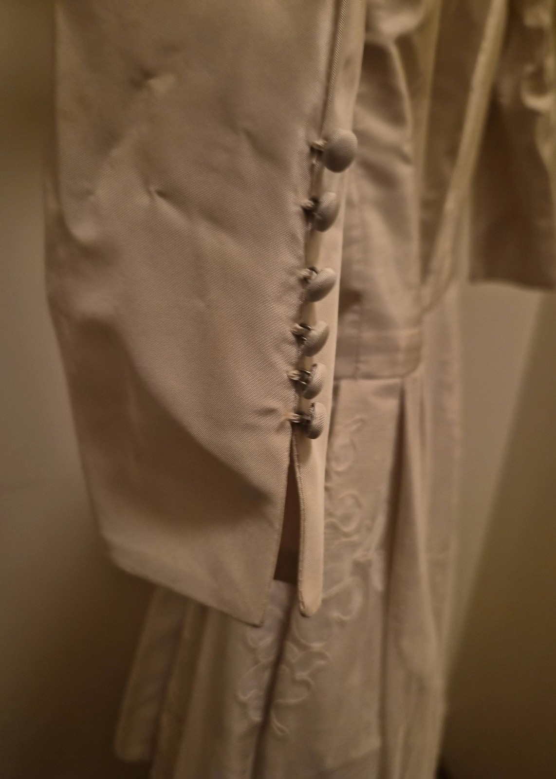 Vintage Two Piece 1950s-1960s B. Altman Co. Cream Wedding Dress