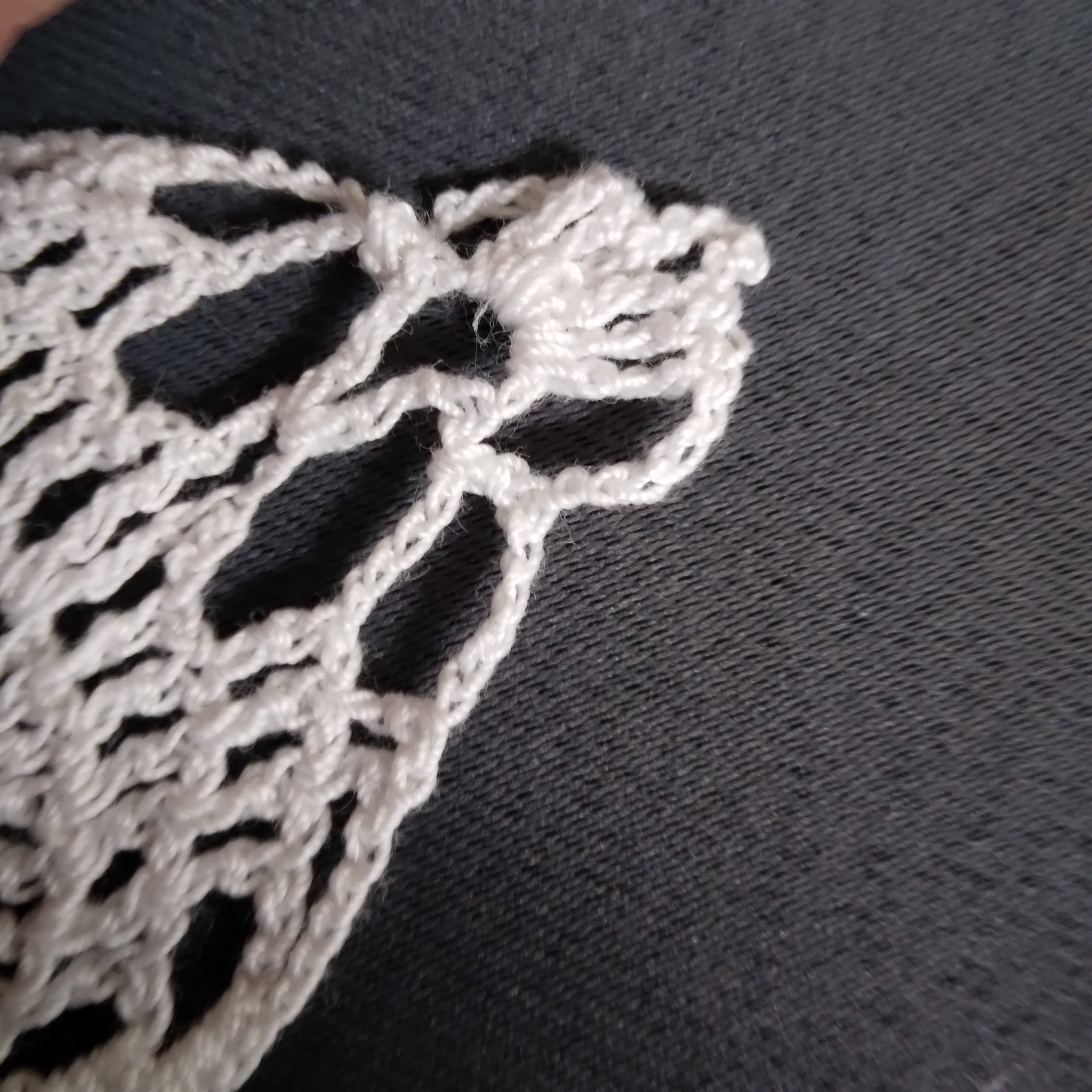 Vintage Four Handmade Whitework Lace Dress Yoke Collar Embroidered Crochet