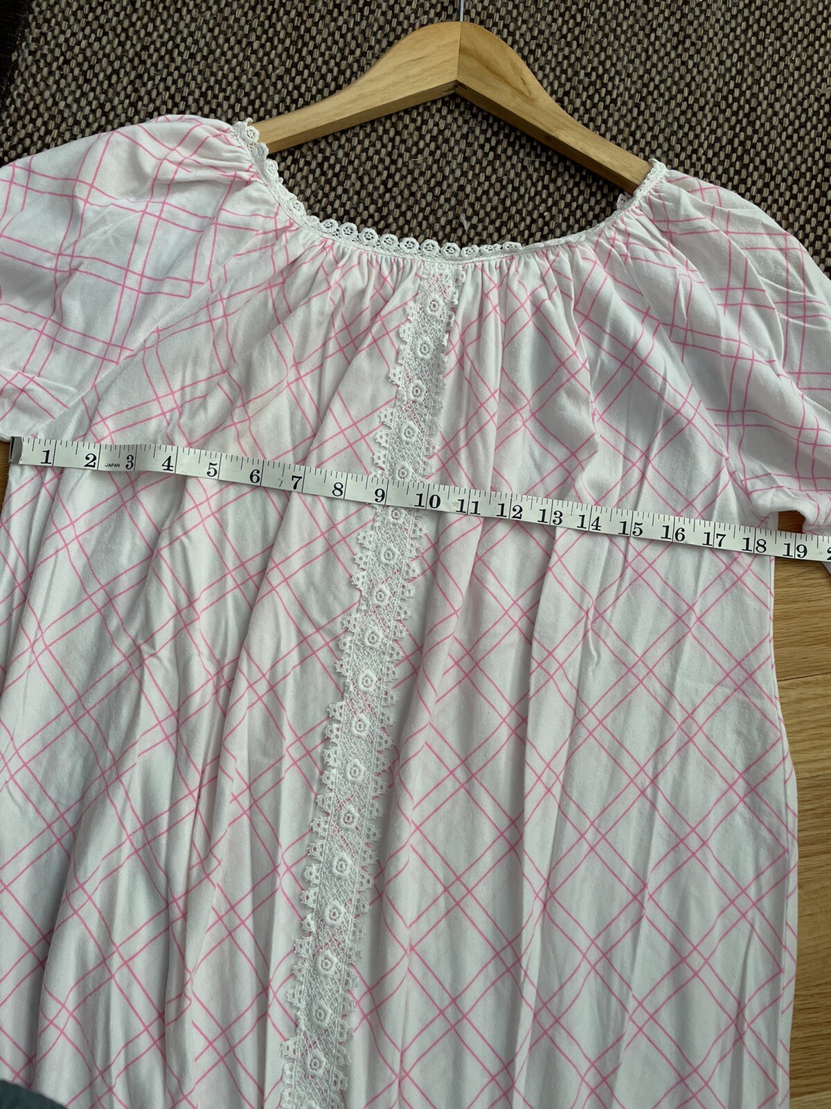 Leonora Gown Nightgown Lace Pink 60s Vtg Small
