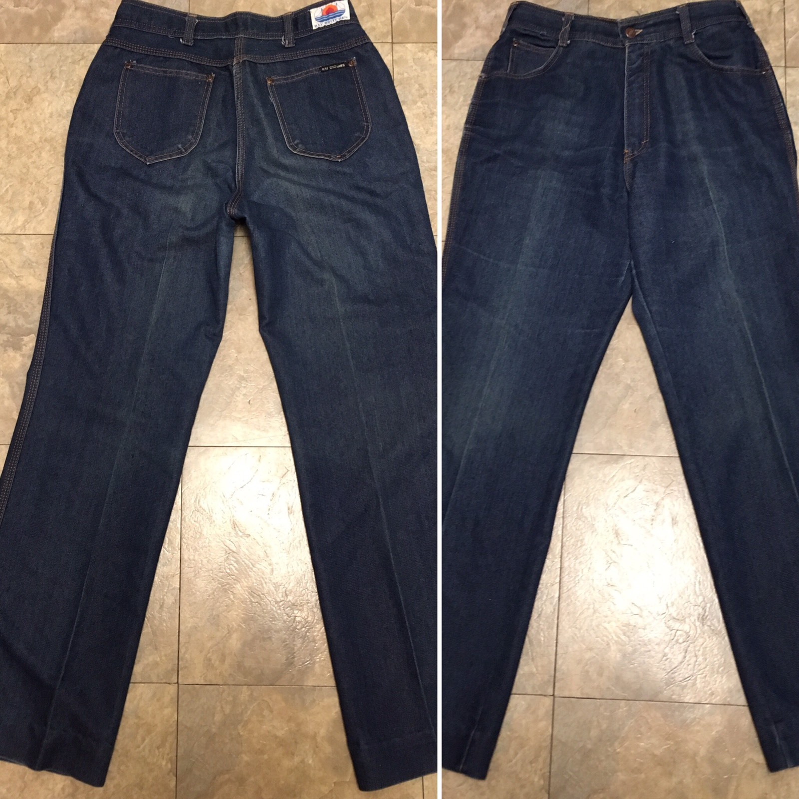 Vintage Bay Britches Jeans High Waist Sz 15/16 (30″ Waist) 80s 1980s