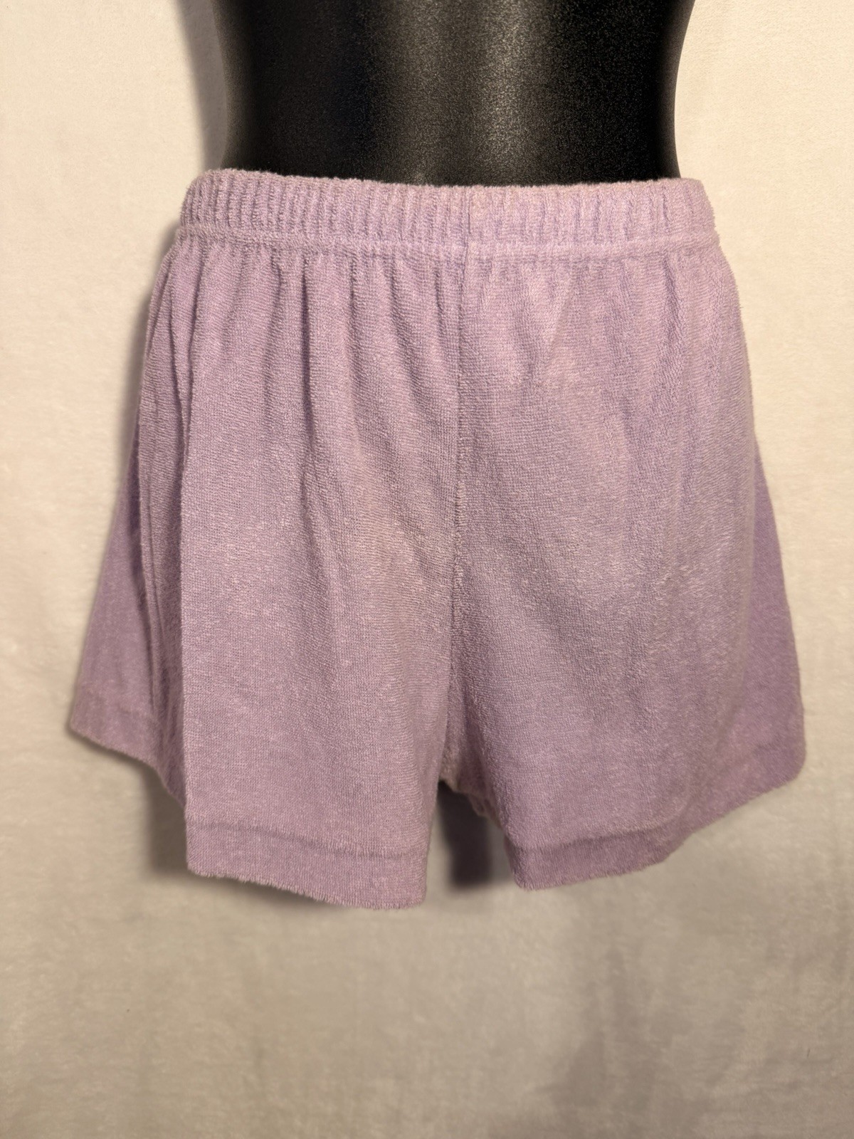 Purple,teal&white 2 Piece Vtg Outfit Terrycloth Rare Shorts Women’s Small Rare