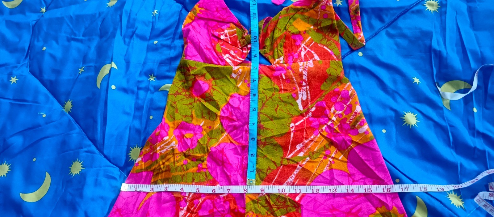 Vintage 60s 70s Fumi’s Honolulu Hawaii Halter Maxi Dress Jacket Set Pink Floral