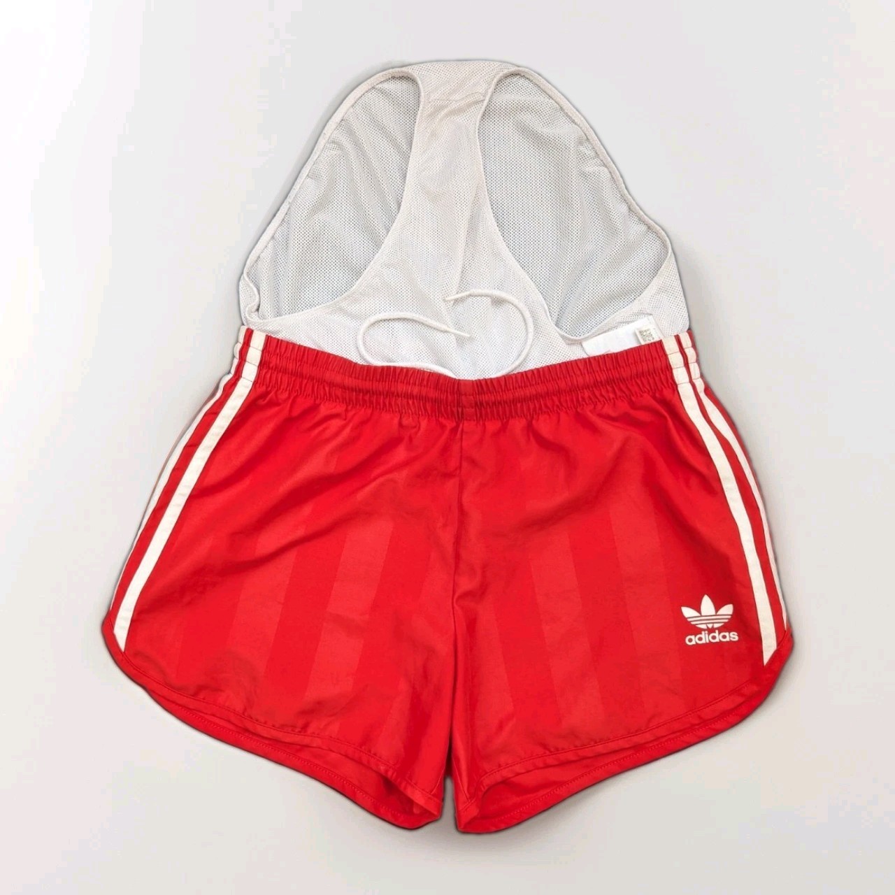 Adidas Sprinter Glanz Womens Shorts S Red Sports Vintage Football Casual Retro