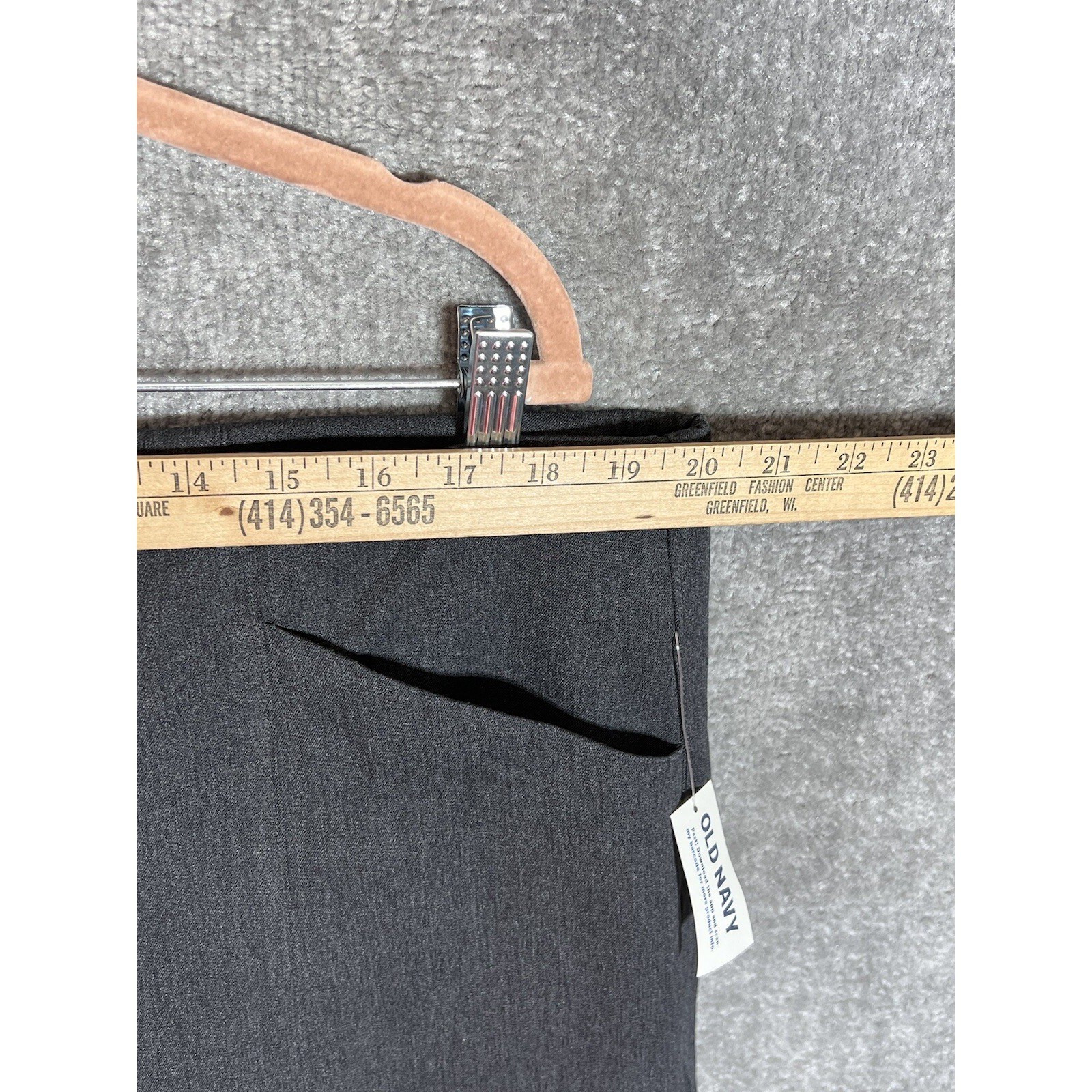 Old Navy High RisePull On Pants Womens Sz XXL Gray Stretch Ankle Zip Pockets New