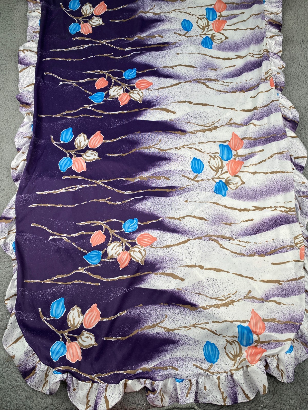 Miss Susan Of California Maxi Dress Womens One Size Fits All Floral Sleeveless