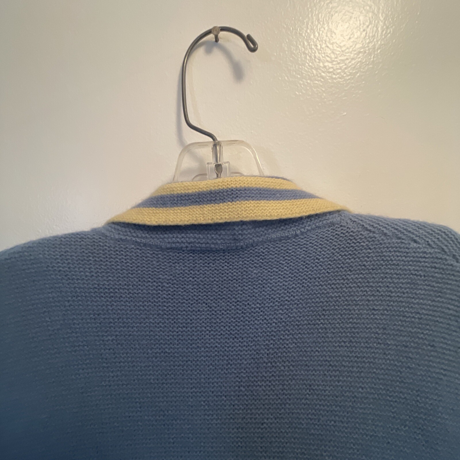 Vintage 1950s LOFTIES Baby Blue Sweater Top& Skirt SET Mid Century Retro Fashion