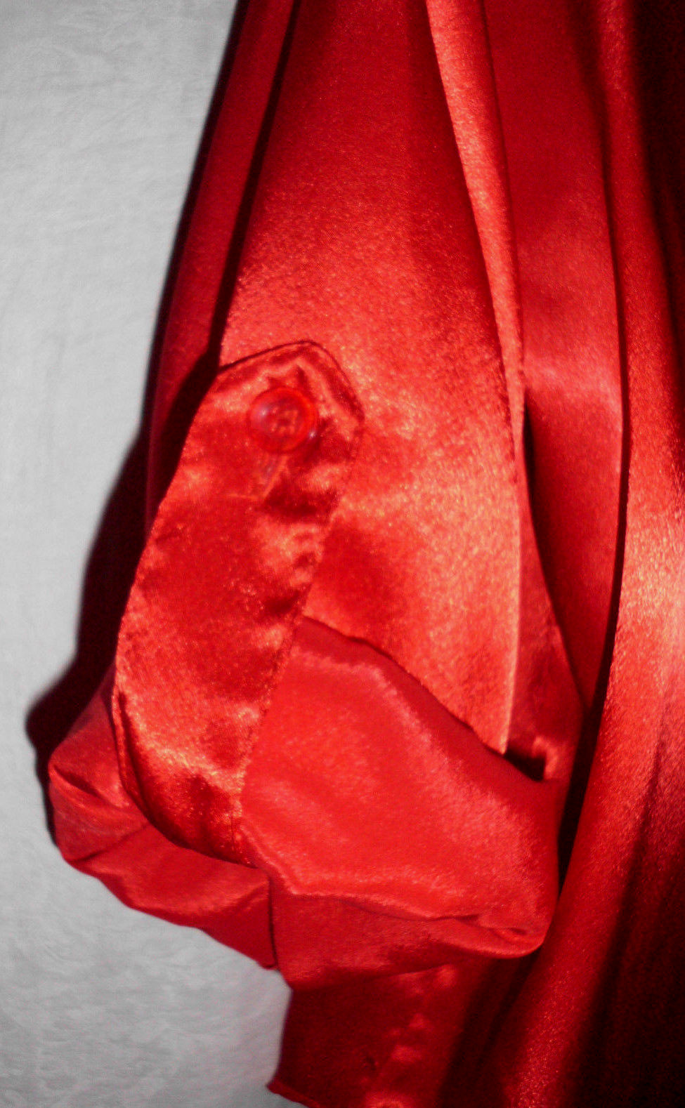 Vintage Partners by Mervyn’s Western Blouse Size 12 Red Polyester Long Sleeves