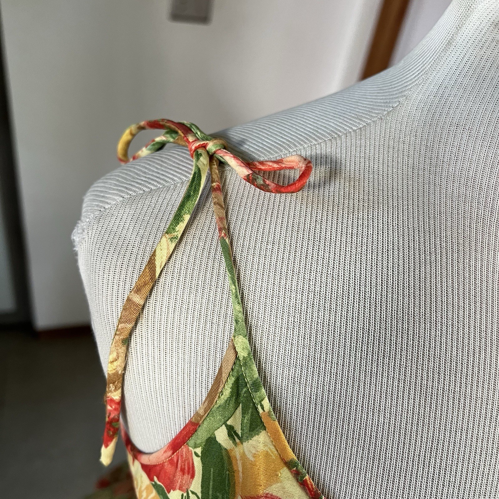 1950s Or 70s Tori Richard’s Floral Print Circle Dress 27w