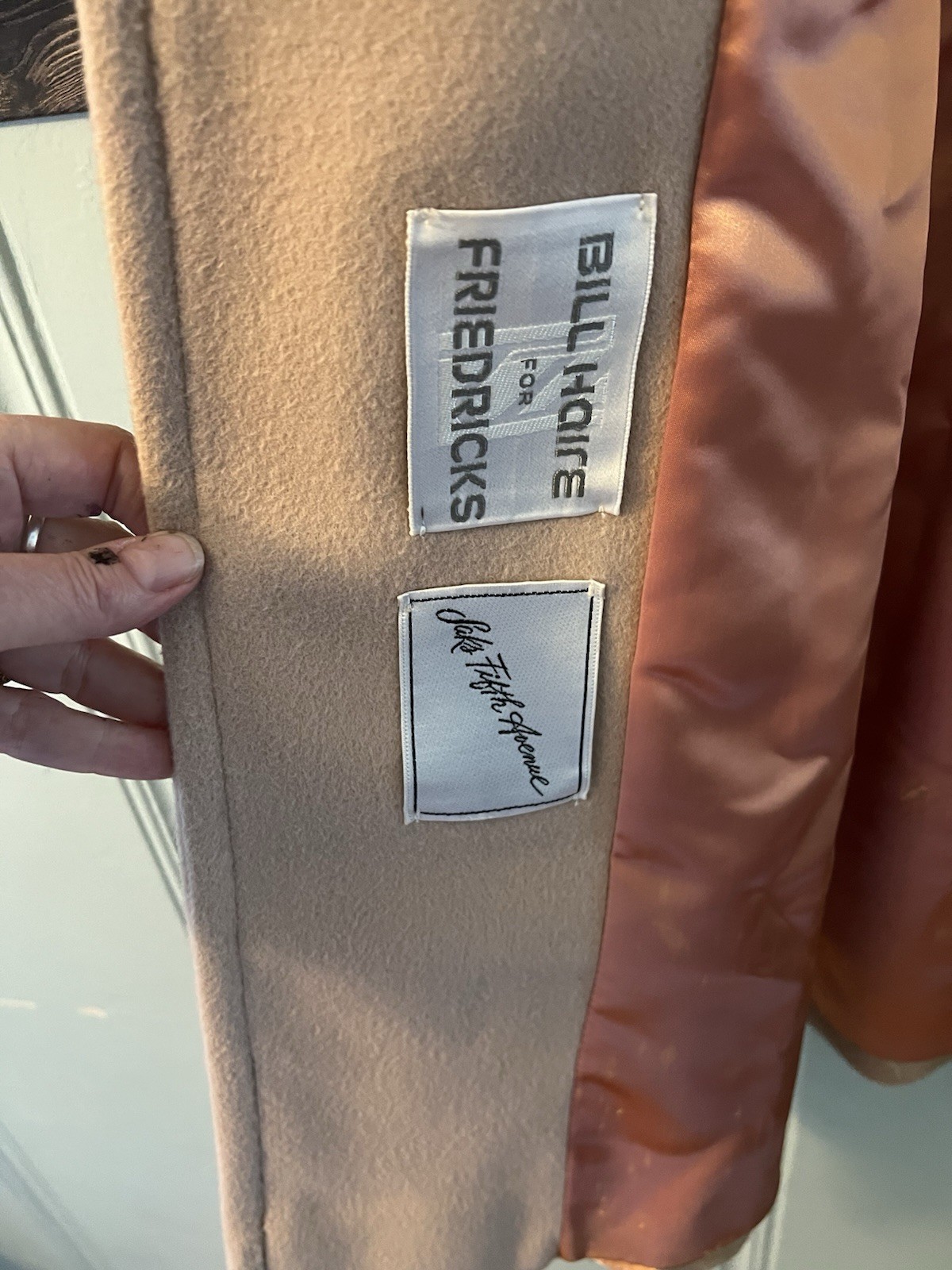 Vintage Camel Hair Coat Sz 8 Bill Haire Fredrick’s Saks 5th Excellent 1960’s