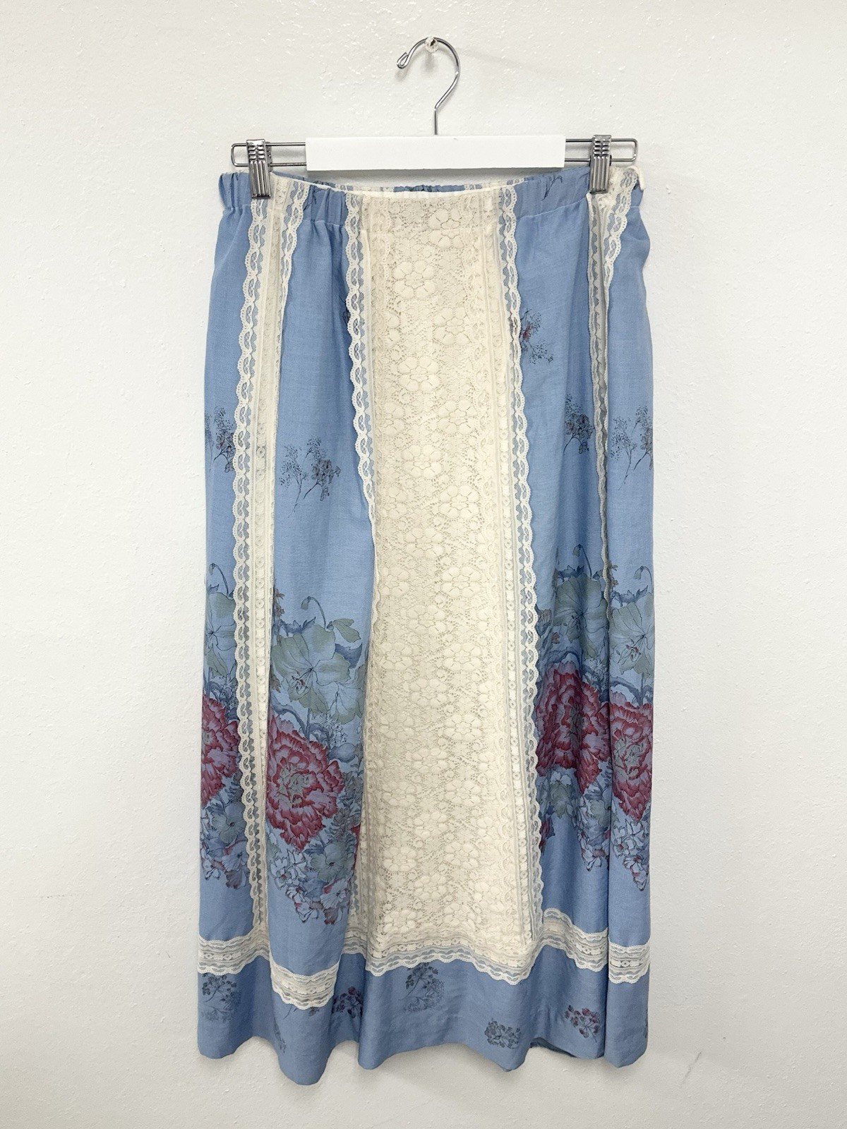 Vintage 70s Tumbleweeds Phoenix Arizona Cottagecore Floral Maxi Praire Skirt