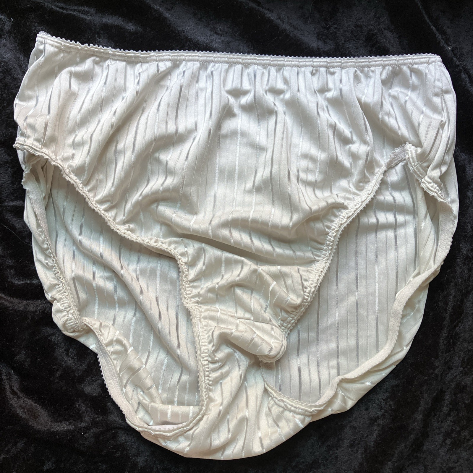 Vintage Warner’s Bright Stripes Satin Panty