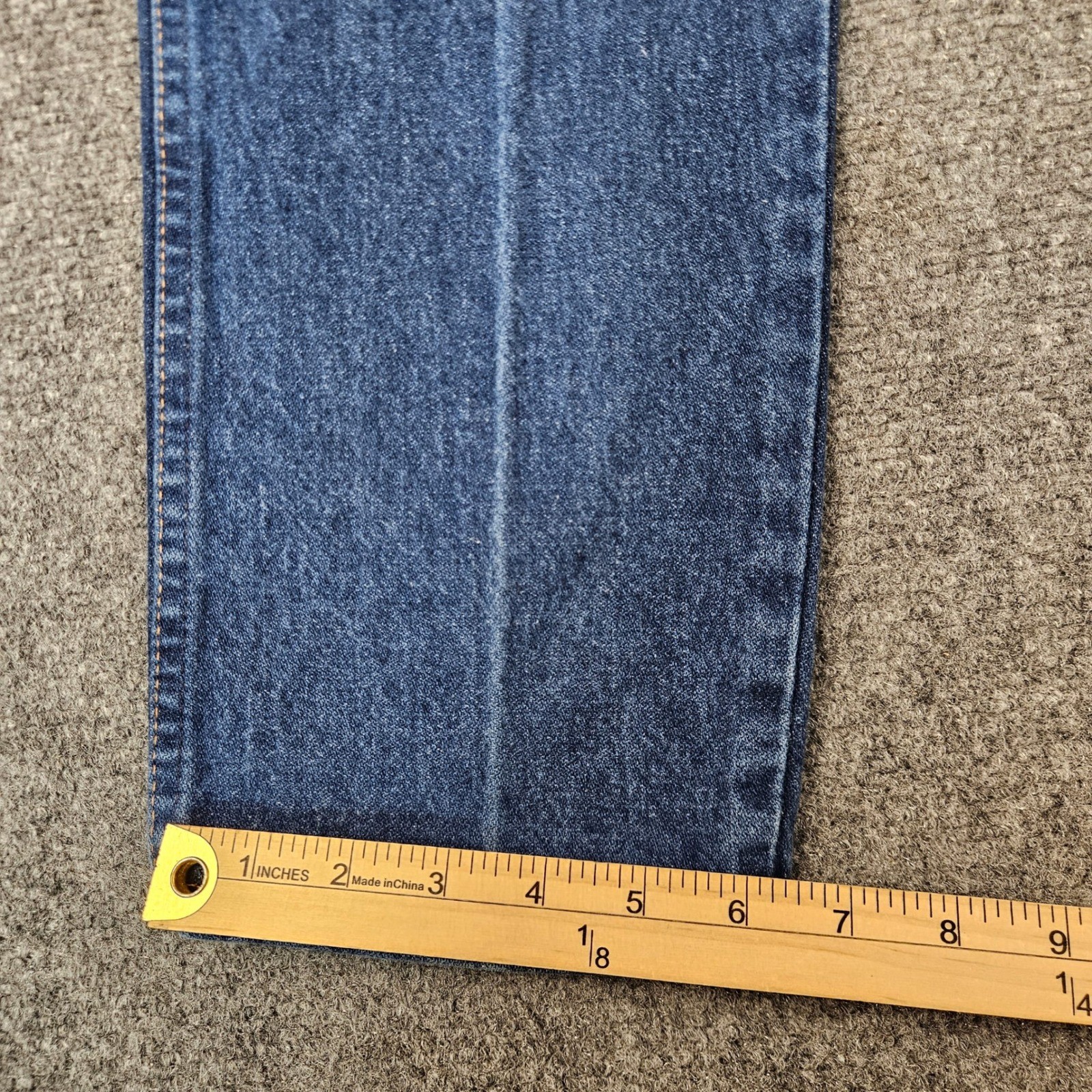 Wrangler 12MWZG Vintage High Waisted Western Jeans Made in USA Blue 5/6 x 34