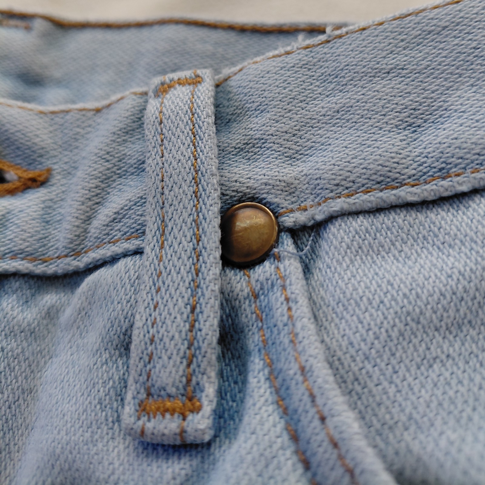 Vintage 70s Wrangler Jeans Light Wash High Waisted Bootcut USA Sz 28×34 RARE