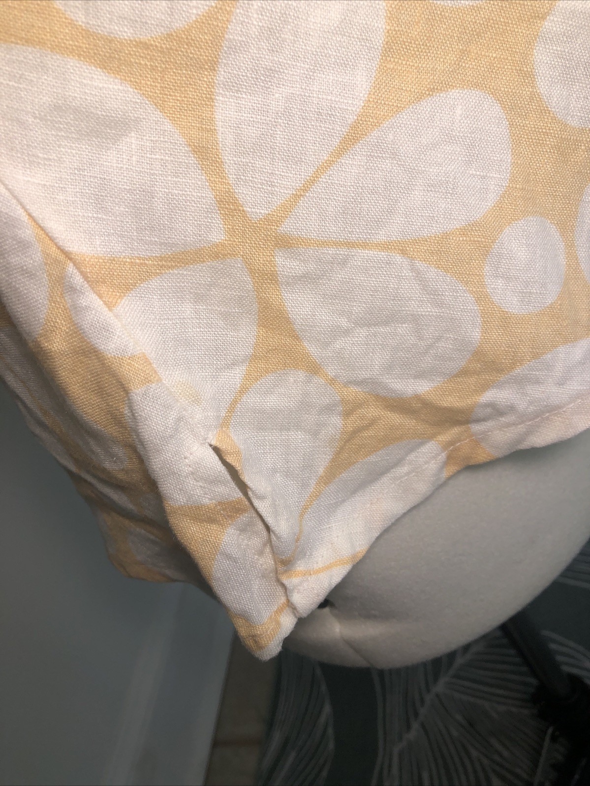 Vtg Y2K 100% Linen Shirt sz Lg JMP Coquette Mod Cottagecore indie sleaze pop
