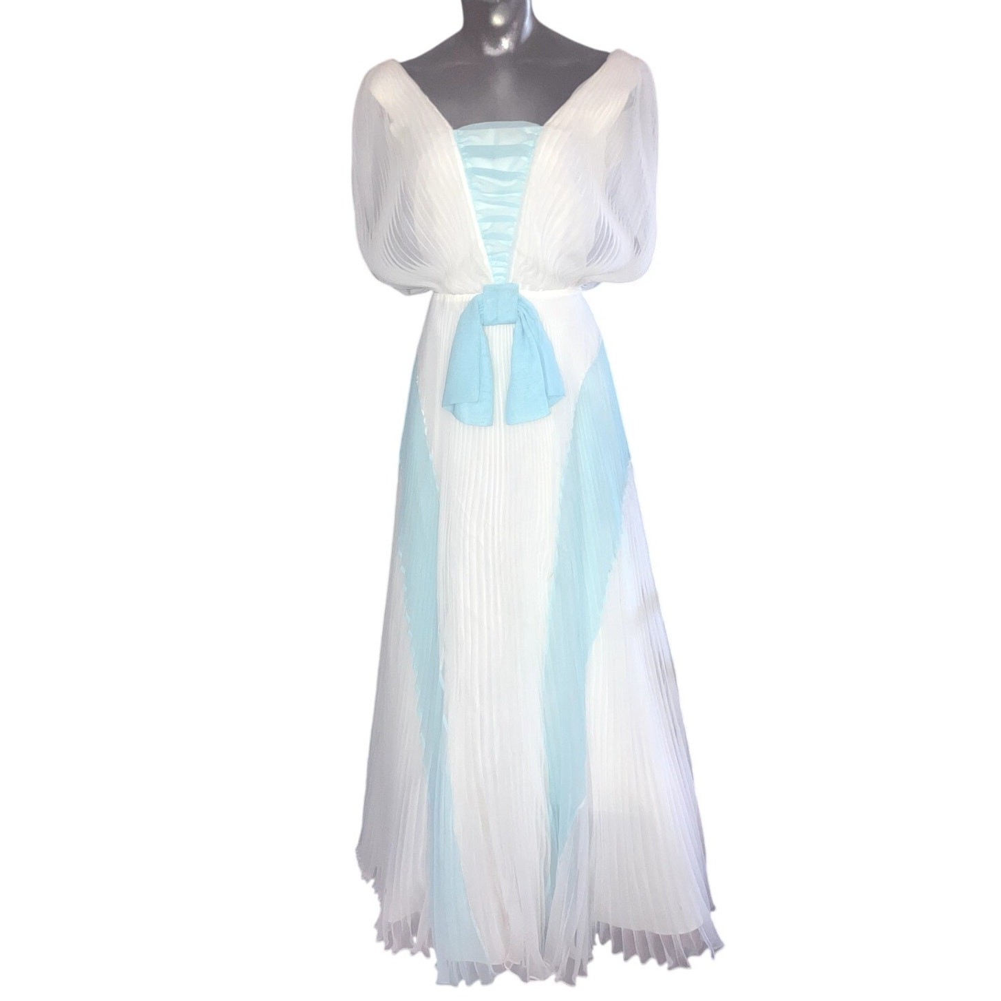 VINTAGE 50s-60s Lilli Diamond of California Gown Dress Small S REGENCY FAIRY