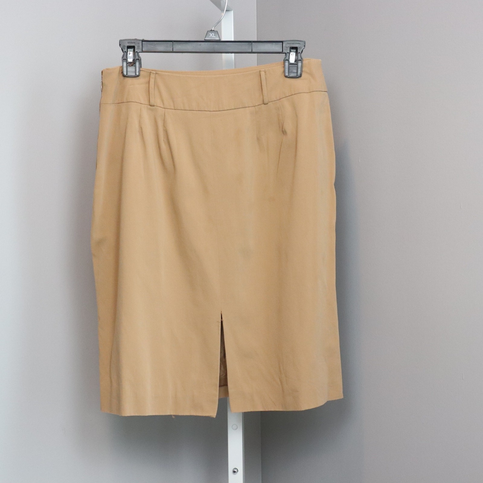 Valerie Stevens Tan 3-Piece Suit Set Blazer Skirt Pants Career Wear Size 8