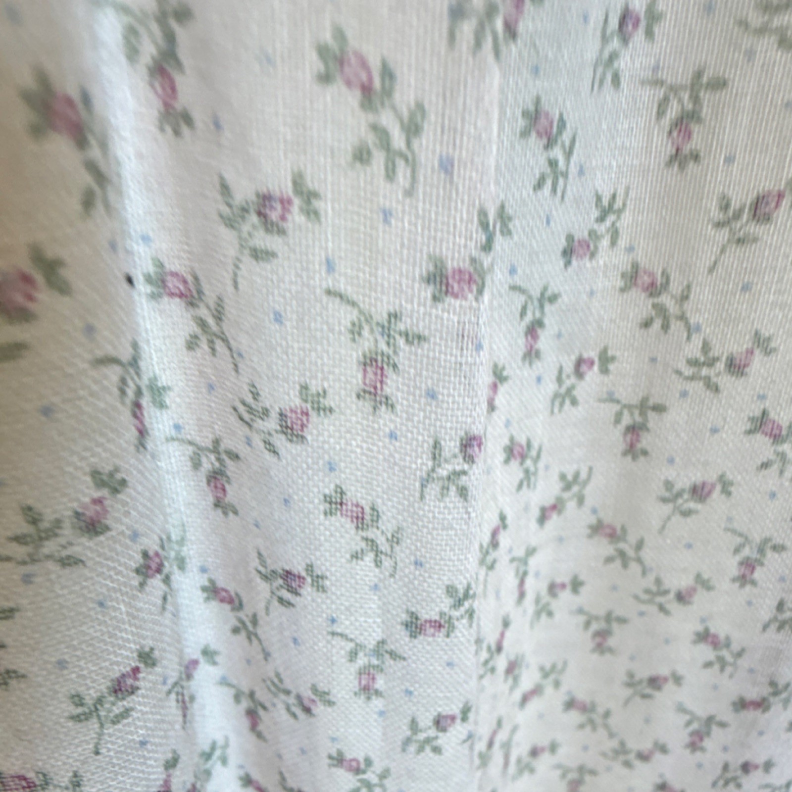 Vintage Gunne Sax by Jessica Prairie Floral Print Maxi Dress with lace jacket