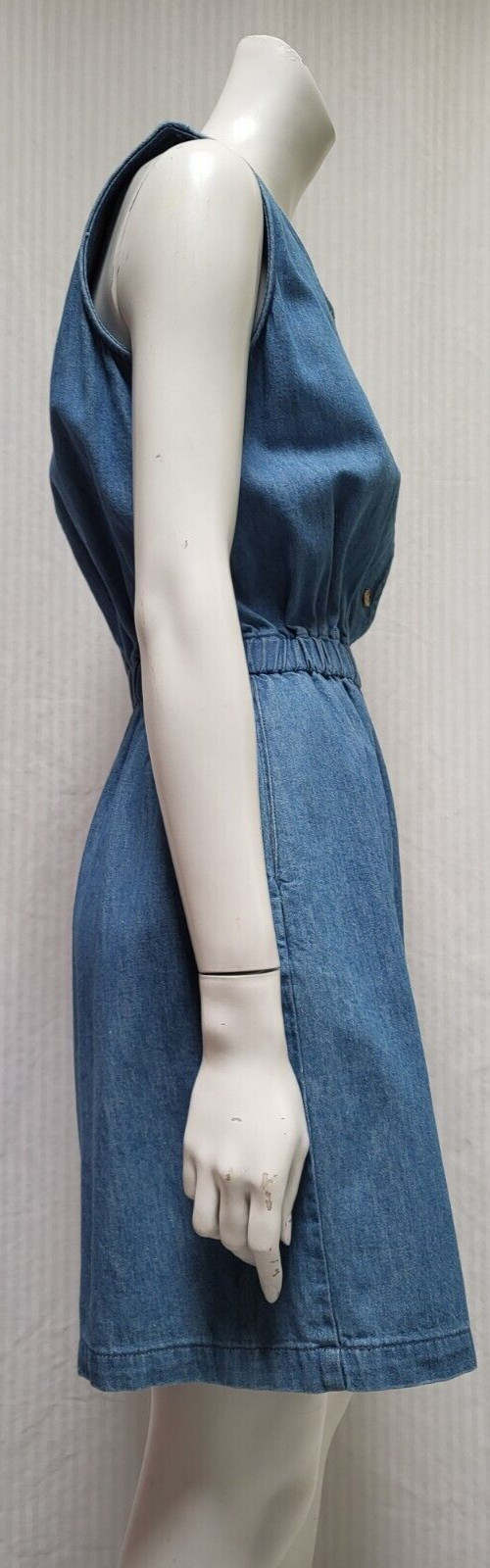 Vintage THE TOG SHOP Denim Sleeveless Romper / Playsuit – Size M – EUC