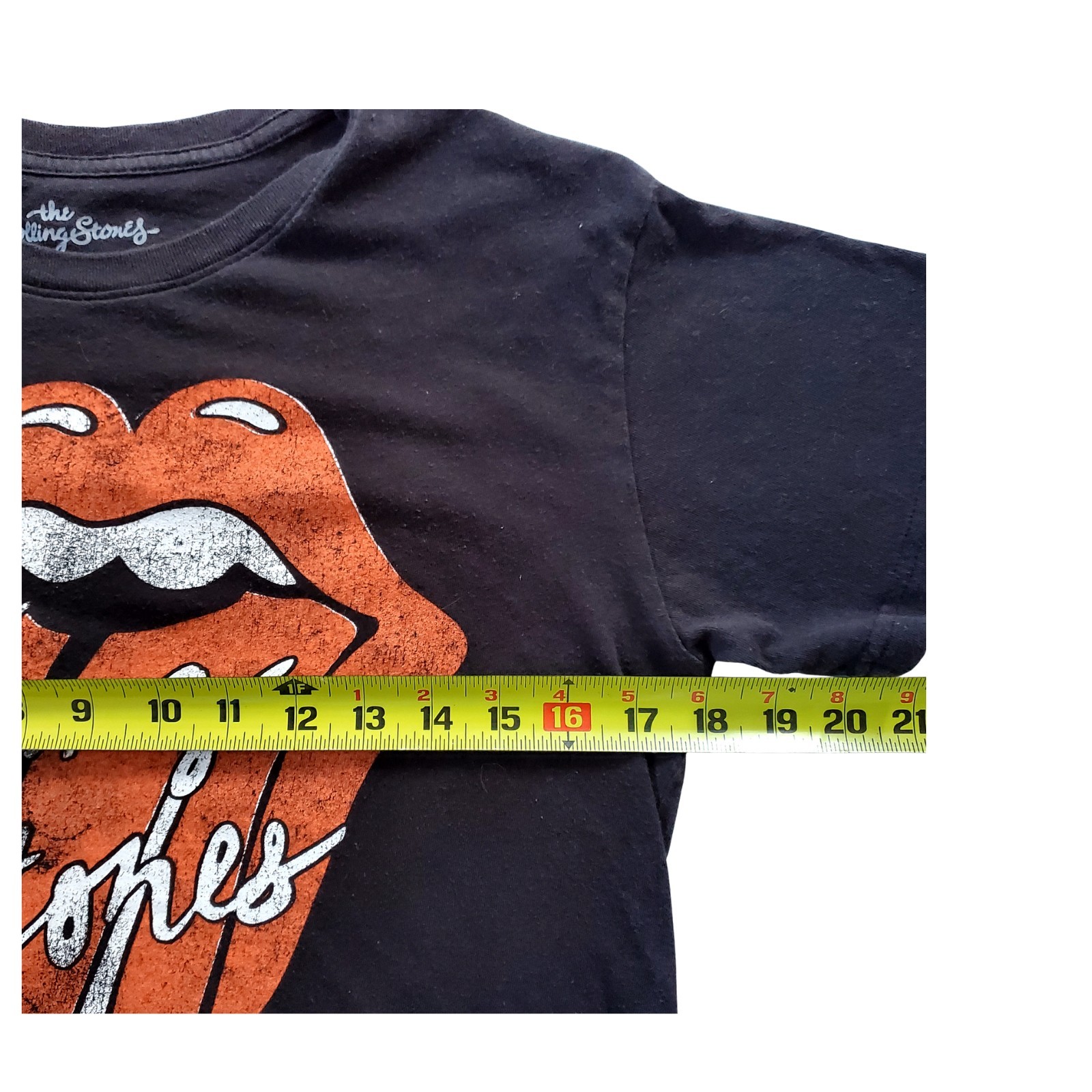 Rolling Stones 1978 Tour America Lips Tshirt Womens S Black Vintage Rock Band