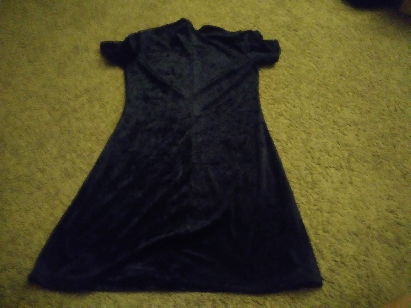 Vintage Hana Dark Blue Dress Preowned Good Condition
