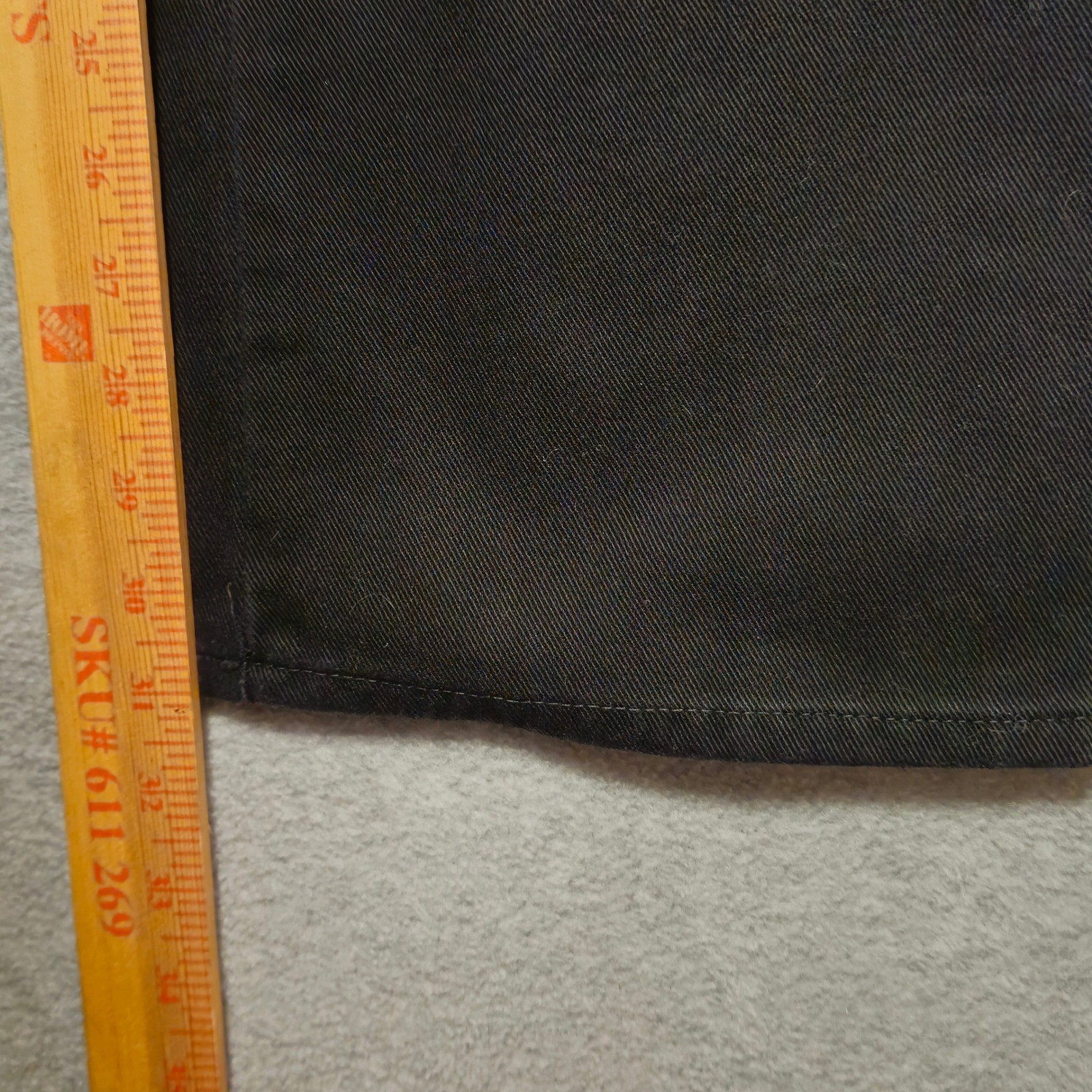 Vintage Black Flare Bootcut Jeans Womens Size 9 Nine Planet High Rise Cotton USA