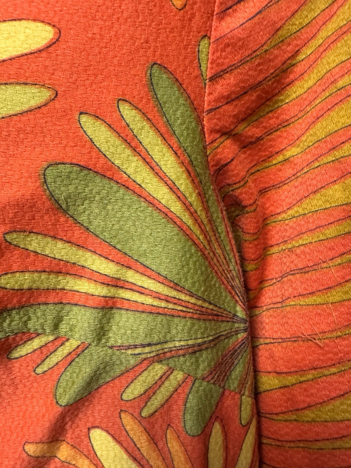 Vintage 1960s Alex Coleman Button Down Psychedelic Shirt Measurements In Photos!