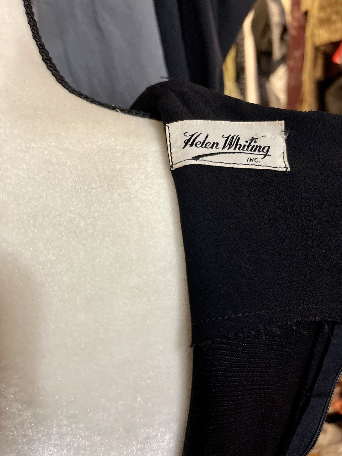 Helen Whiting 1950’s Vintage Audrey Hepburn Cocktail Sheath Dress Small