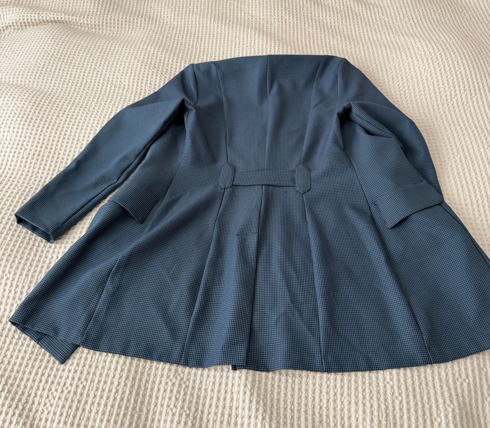 Vintage 1940s La Belle Fashions Inc. Checkered Blazer Size 7 Made in USA