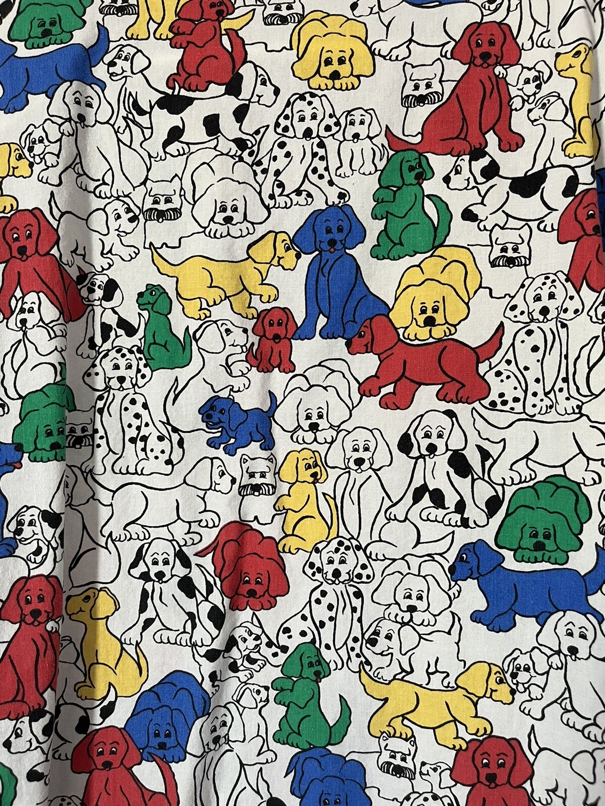 The Frog Pond Ladies Sportswear Dog Puppy Print Zip Up Jacket Medium Vintage