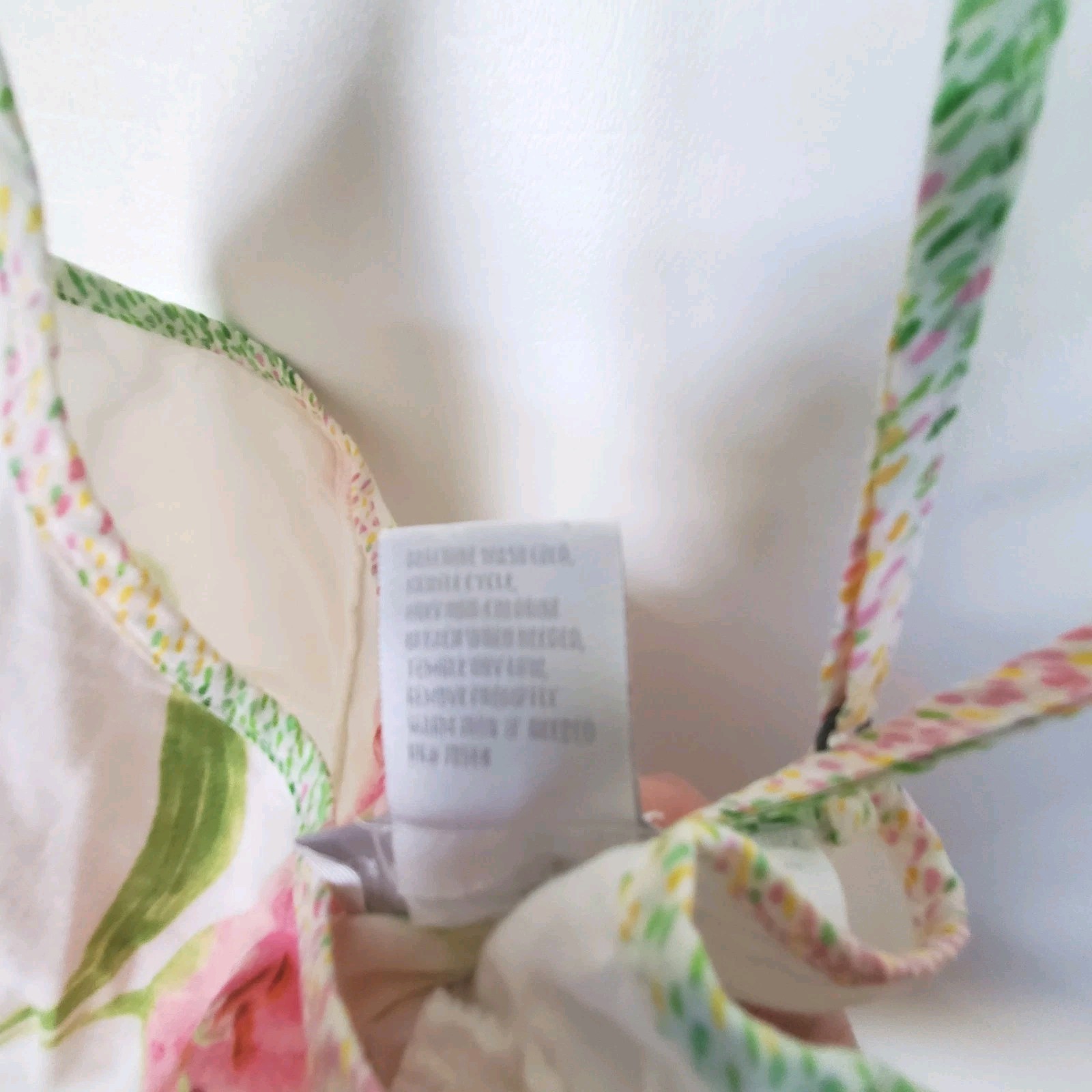 Vintage Crabtree And Evelyn Lily Dress Medium Cross Back Empire Waist