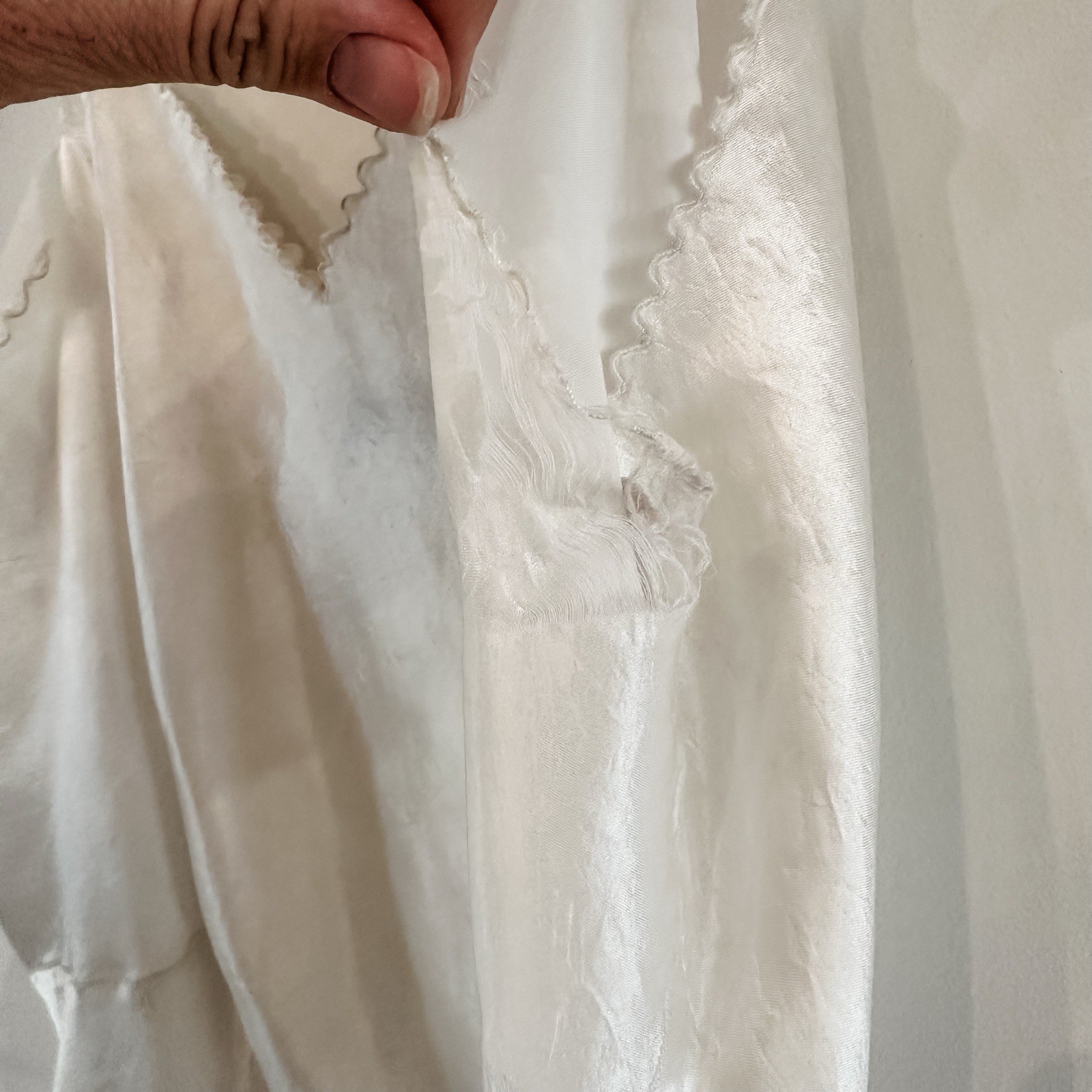 VTG Barbizon Slip Nightgown Lingerie Bryn Vogue Lady 40 White 1940’s