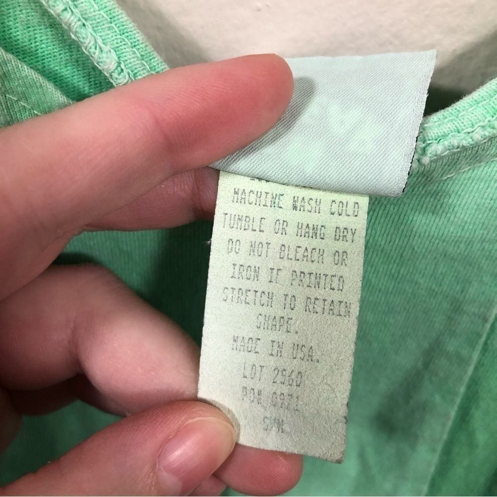 Vintage In Gear Mint Green Sleeveless Skater Mini Dress Made in USA Womens S/M