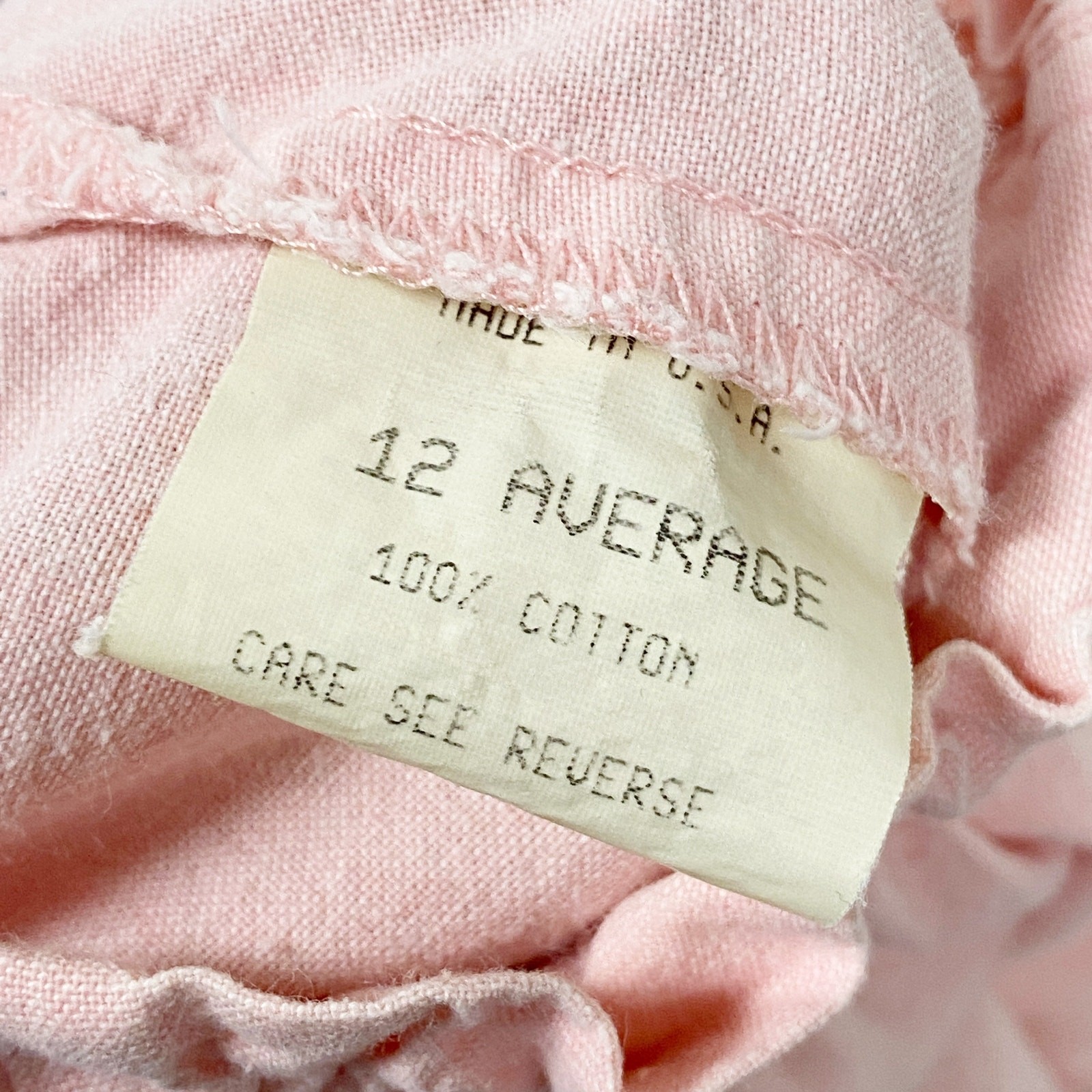 Vintage Cascade Blues Womens Size 12 Pink High Waist Paper Bag Pants