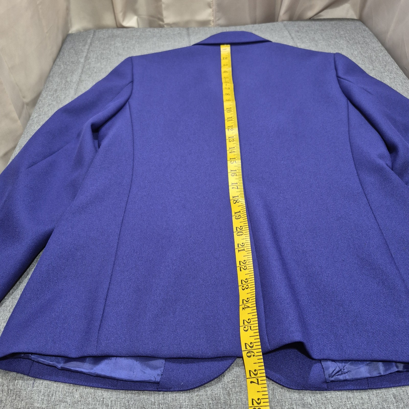 Vintage Haberdashery Women’s Classic Blazer Two Button Jacket Size 12 Purple