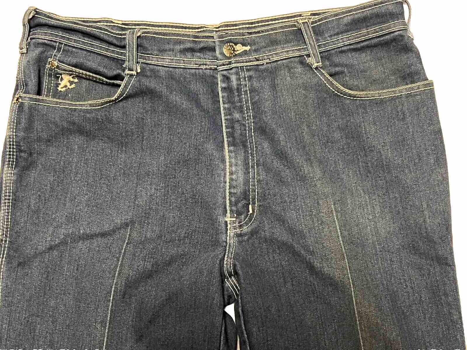 Vintage BRAXTON Stretch Jeans Women’s Hi Waist St. Leg Dark Wash (219)36” X 30”L