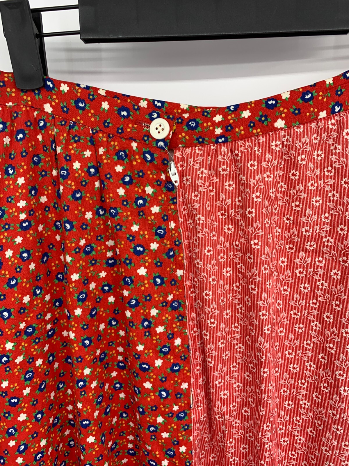 Vintage Maxi Skirt By Mountain Artisans Eyelet Trim 70s Boho Chic Festival Sz 6