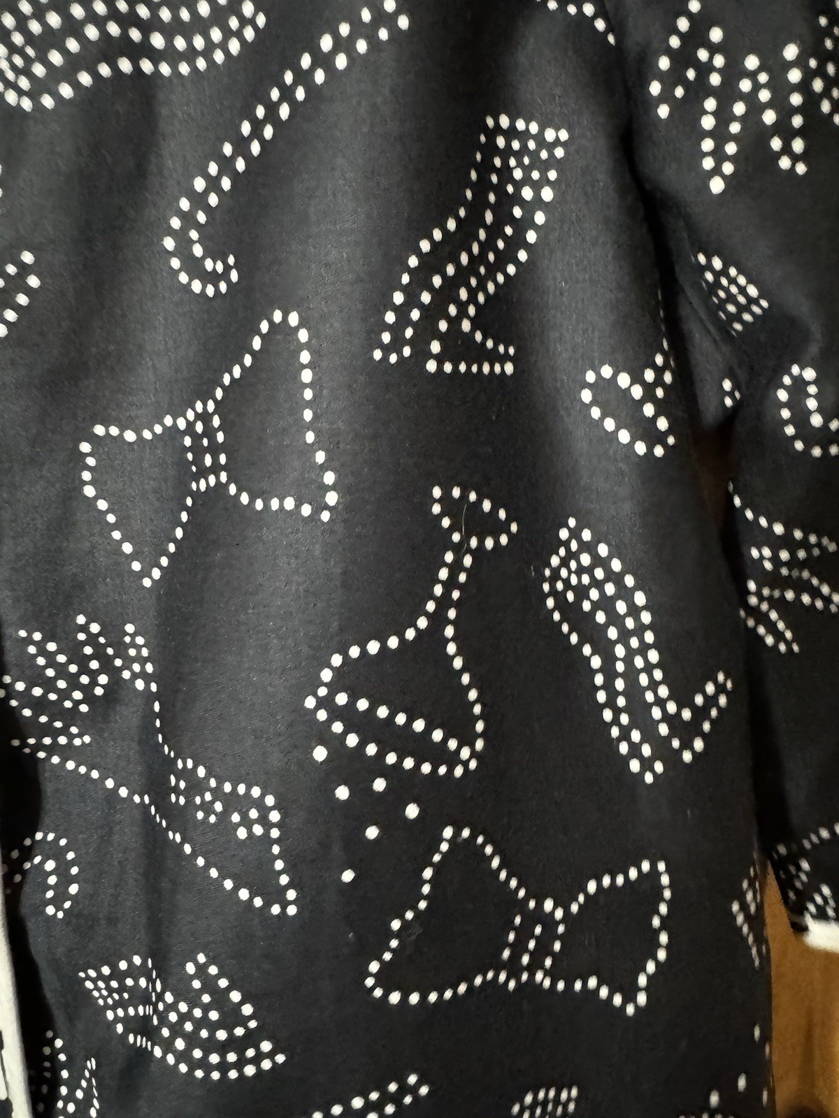 VTG Jeanne Marc Black & White Tailored Blouse Bows High Heels Champagne 4/6 P