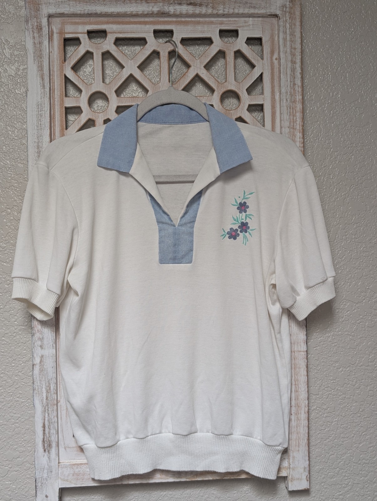 Vintage 80s women’s shirts bundle of 3 Southwestern grannycore preppy pastel