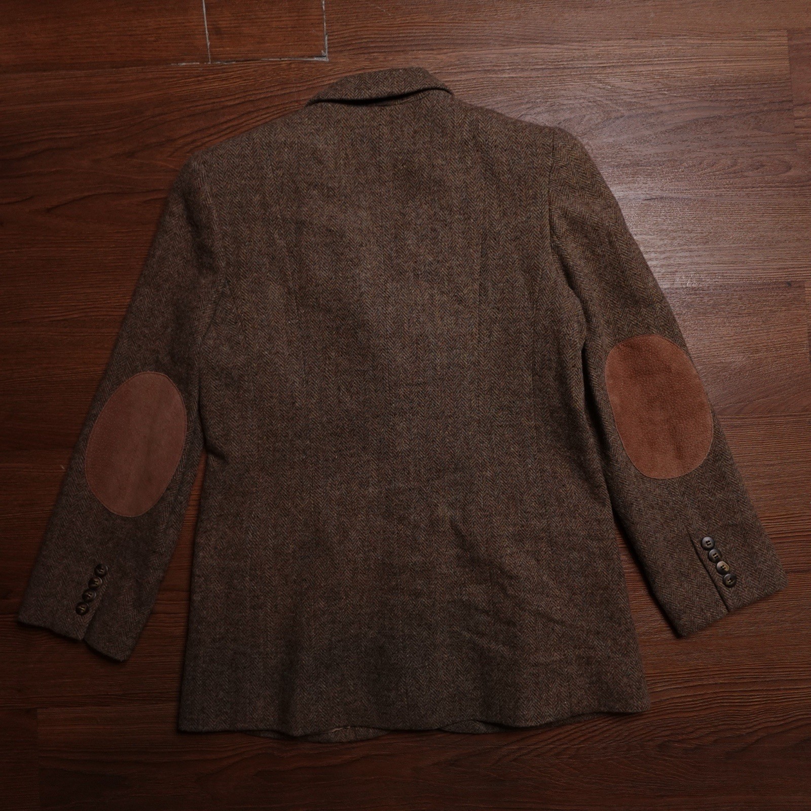 Vintage Brooks Brothers Wool Tweed Herringbone Blazer Sport Coat Sz 10 USA Made