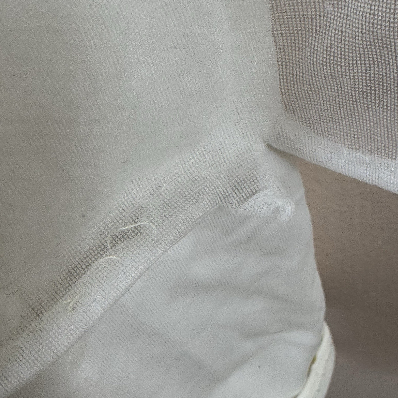 VINTAGE M ivory sleeveless satin and tulle floral lace embroidered nightgown