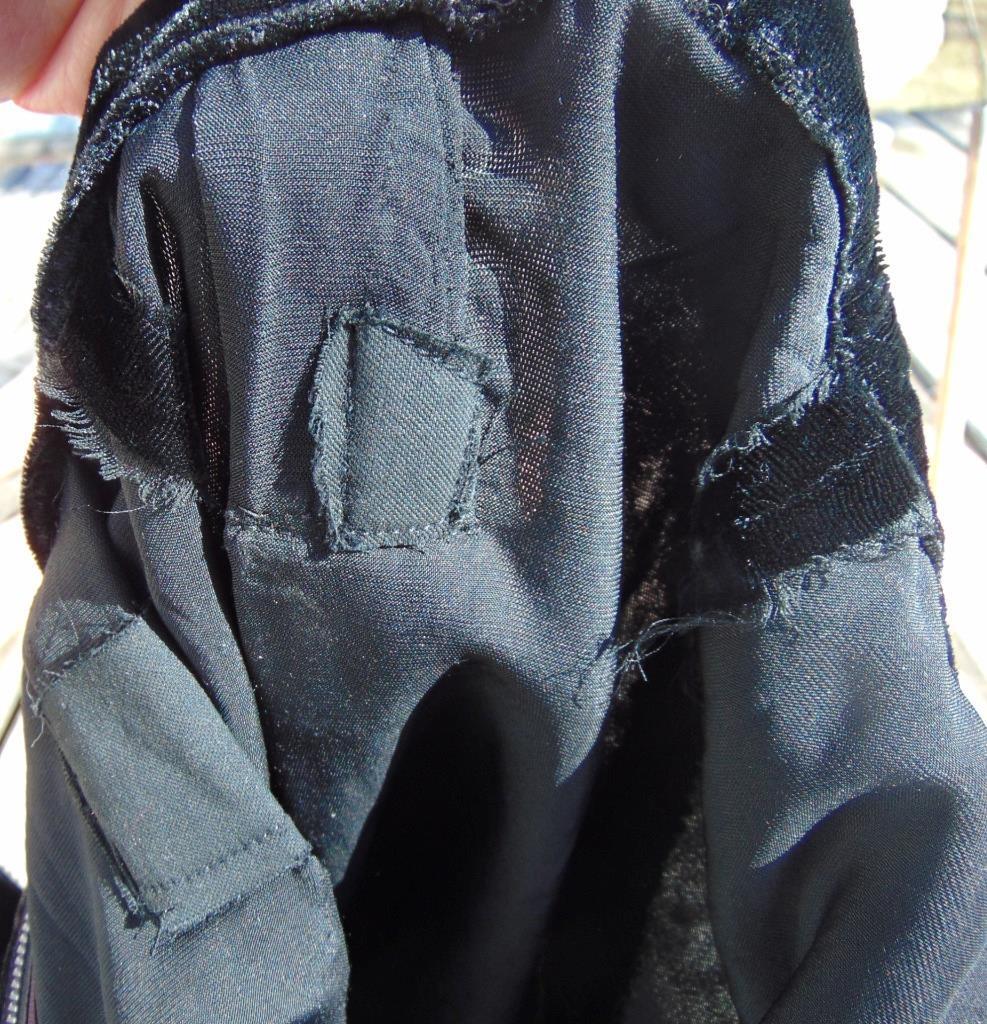 VTG 40s Black Silk Velvet Wide Leg Pants & Sequin Top Sm 26W