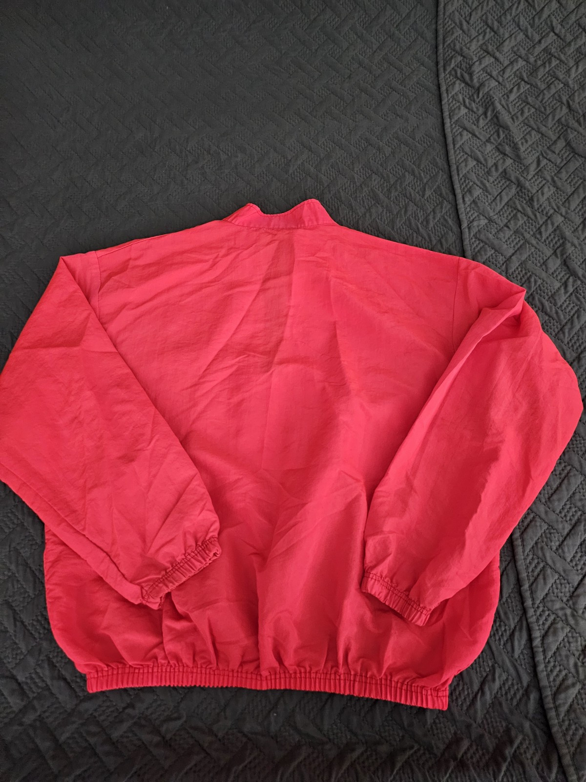 Vintage 90’s Surf Style Hot Pink 1/4 Zip Pullover Unisex One Size