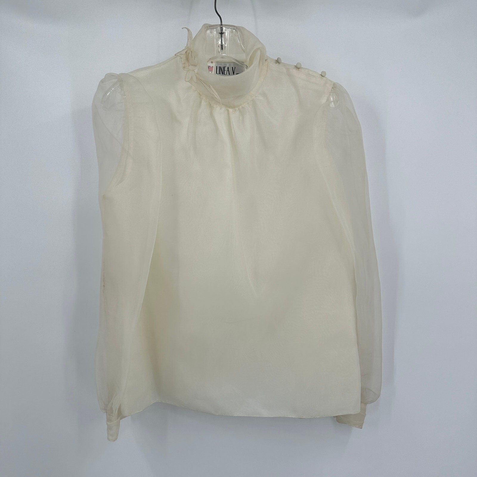 Womens Vintage Regency Top Size 10 Coquette Romantic Ethereal Bridal Minimalist