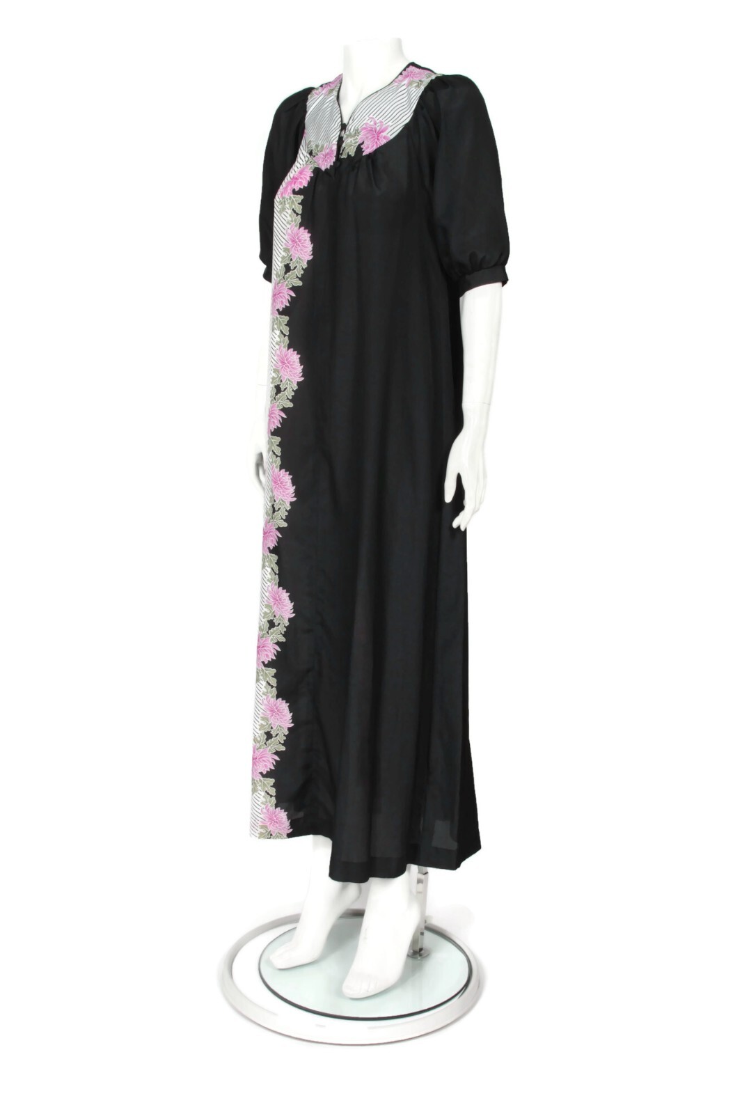 Sidan Hawaii Liberty House Vintage Maxi Dress Hawaiian Floral MuuMuu sz P /565