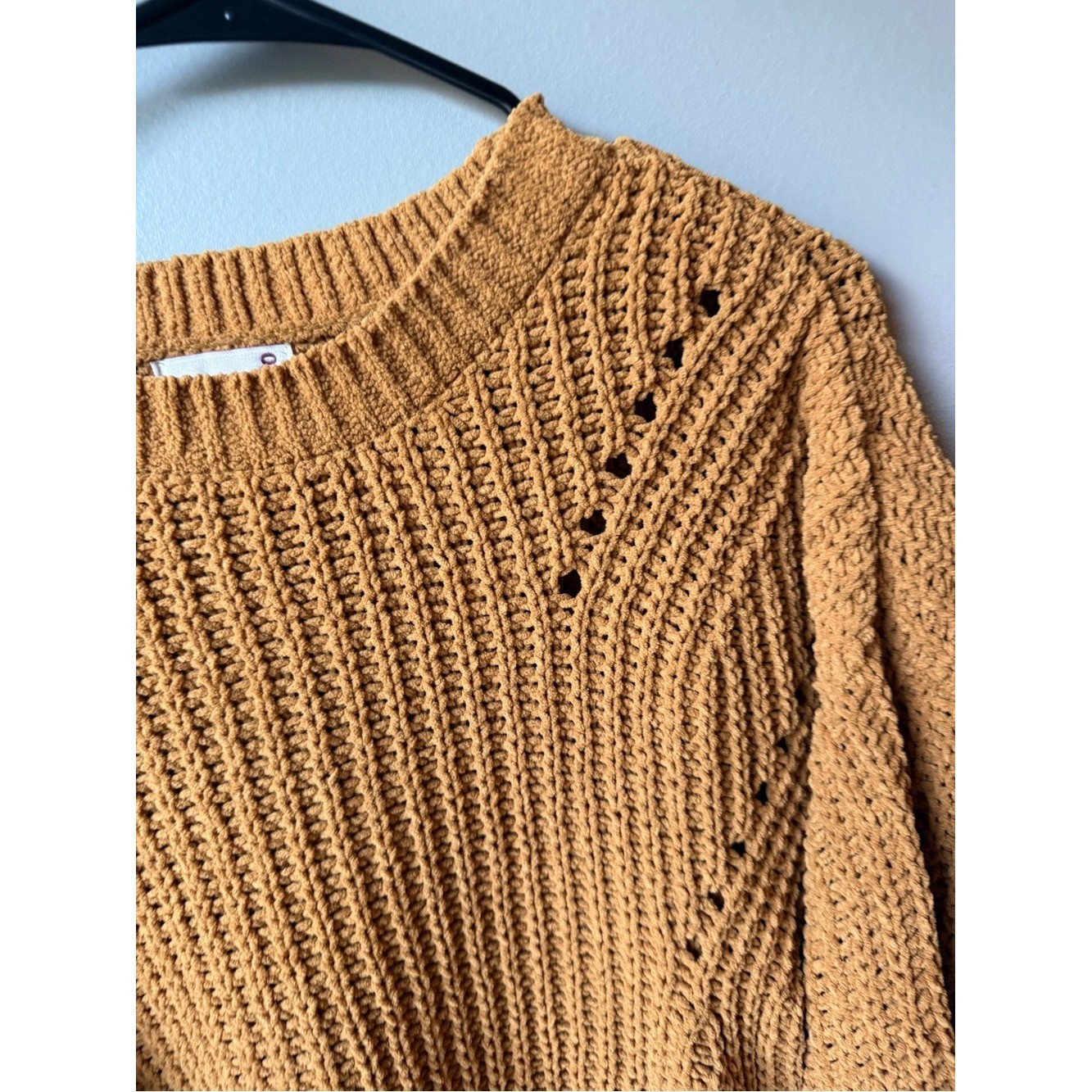 Chenille Chunky Knit Sweater Women’s Large Cozy Boho