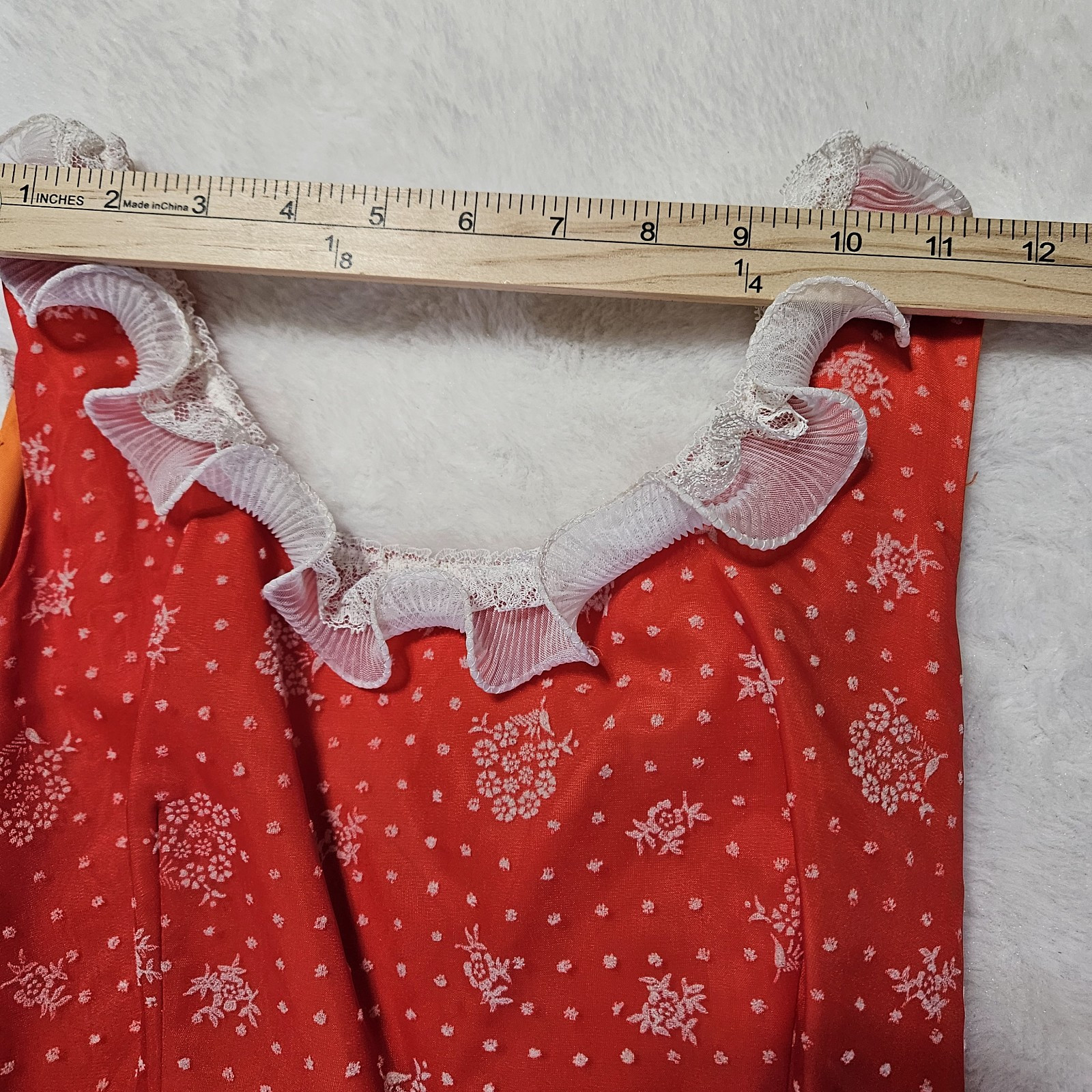 Vintage Nadine Dress Size 5 Chiffon Lined Crinoline Cottage Core Modest Prom