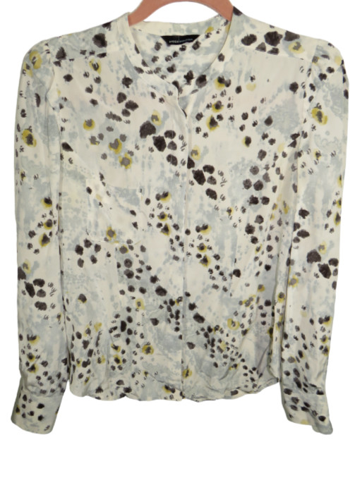 Vintage Moda Int. Victoria’s Secret Animal Print Long Sleeve Blouse Size Small