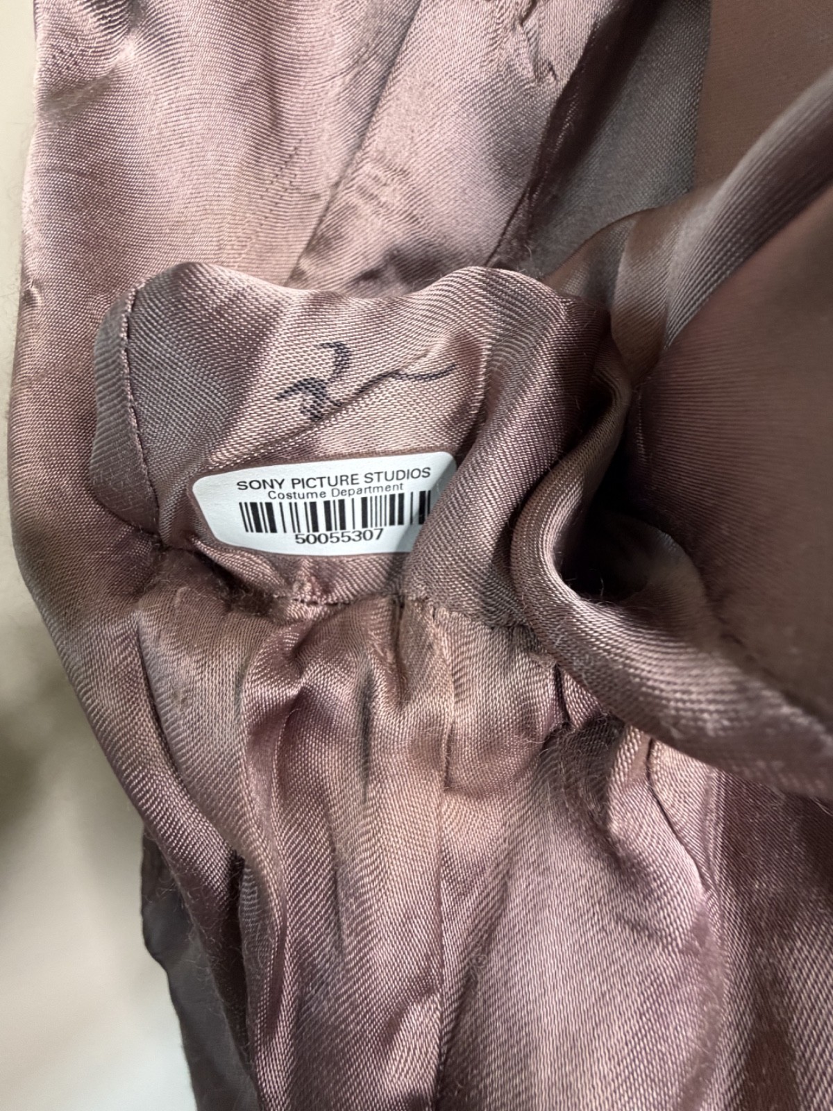 VTG 40s 50s Mauve Gabardine Suit Jacket Blazer Nipped Waist